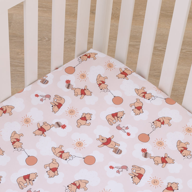 Lenzuolo Telo Per Culla Bassinet Winnie The Pooh – Cotone 100% – 90x50x3cm - 2